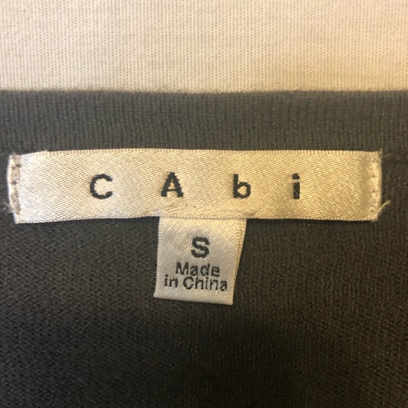 Cabi # 706 Grey Tie Front Cardigan - Size S - Picture 4 of 7